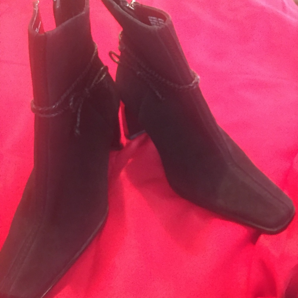 Soft Suede Ankle Boots - Picture 3 of 3